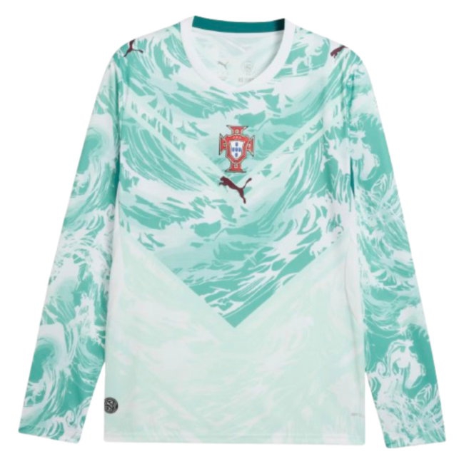 2026 2027 Portugal Long Sleeves Shirt Name) Away Apparel (Your-ProGear Kits